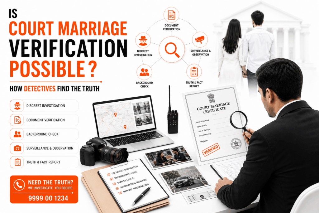 Is Court Marriage Verification Possible? How Detectives Find the Truth