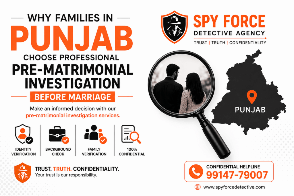 Why Families in Punjab Choose Professional Pre-Matrimonial Investigation Before Marriage